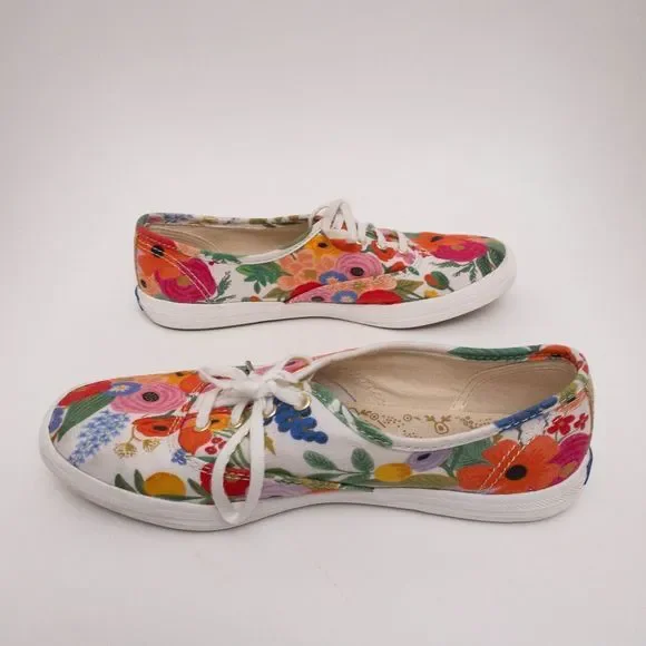 KEDS x RIFLE PAPER CO. Champion Garden Party Sneaker Size 6 - Picture 11 of 12
